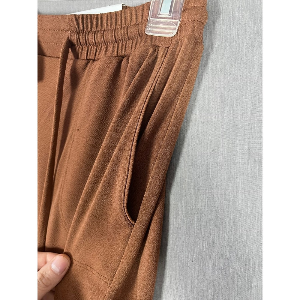 C. Est. 1946 Pants Womens MP Brown Wide Leg Elastic Drawstring NEW - Picture 8 of 10